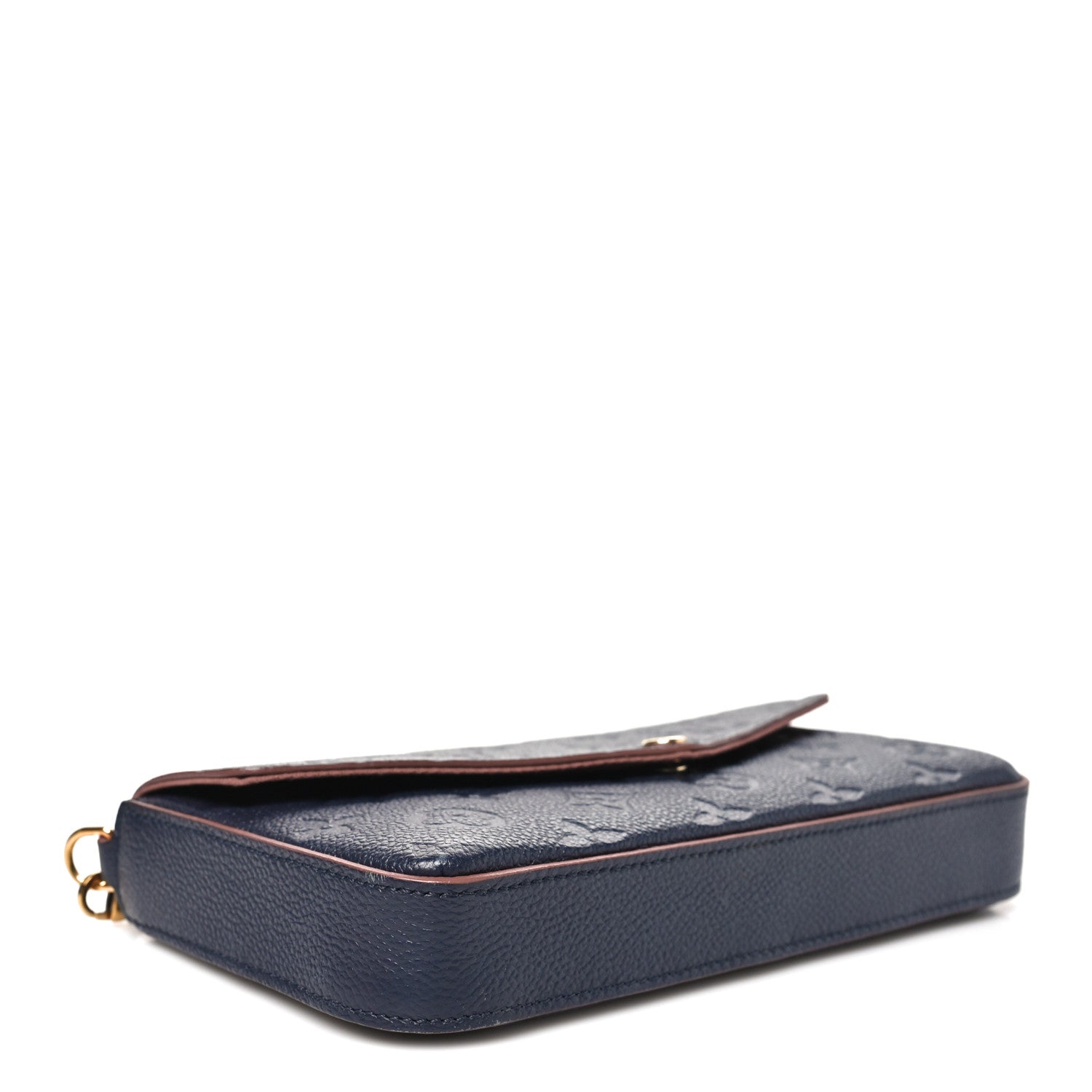Empreinte Pochette Felicie Chain Wallet Marine Rouge
