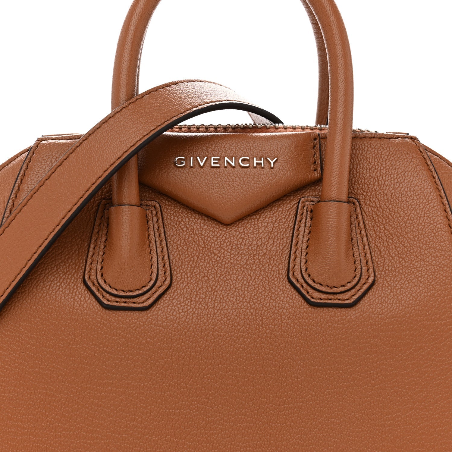 Sugar Goatskin Mini Antigona Caramel