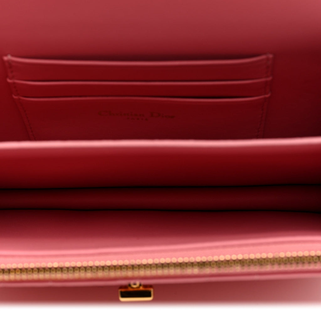 Lambskin Macrocannage Mini Miss Caro Bag Pink