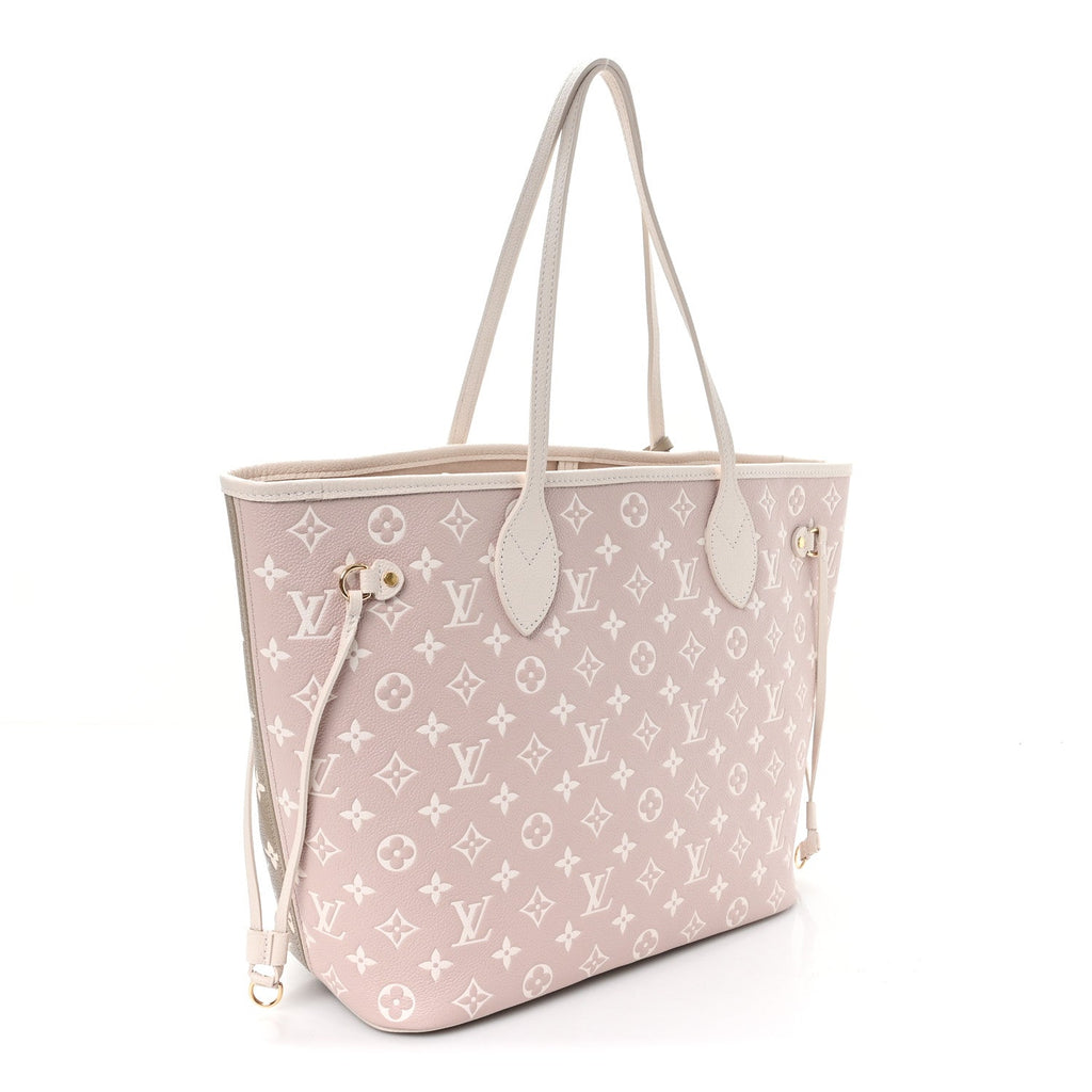 Empreinte Monogram Spring In The City Neverfull MM Kaki Beige Cream
