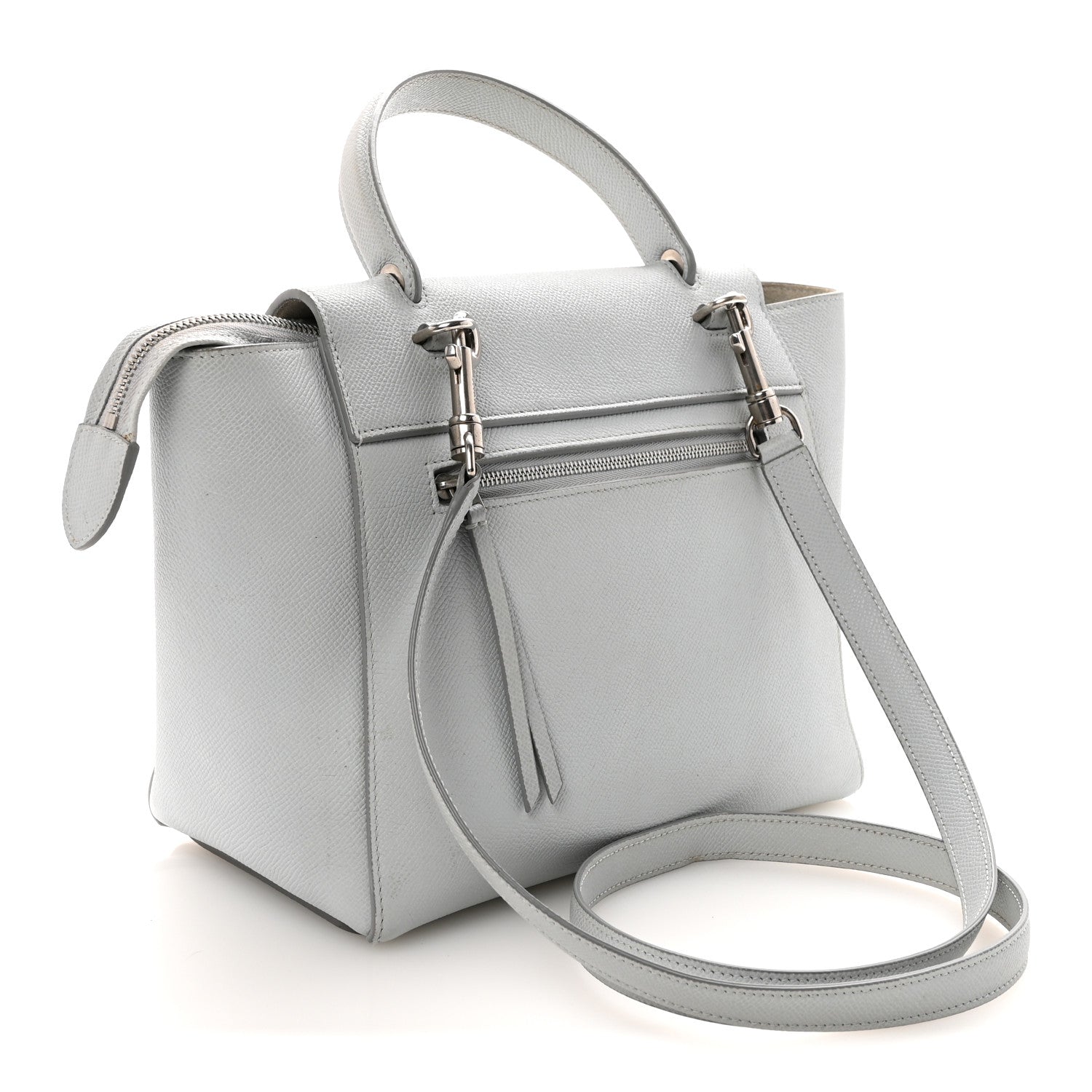 Grained Calfskin Micro Belt Bag Cloud