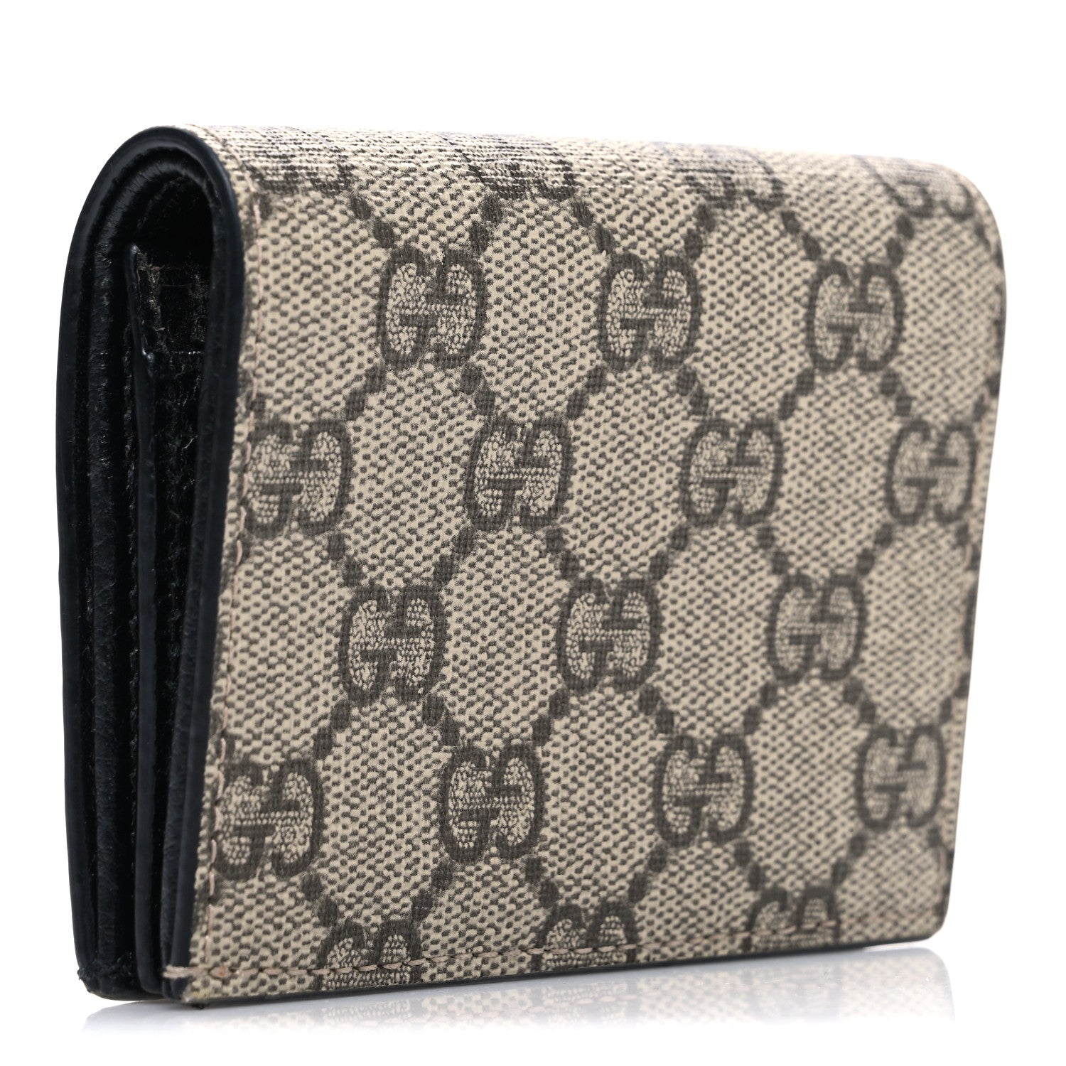 Dollar Calfskin GG Supreme Monogram GG Marmont  Case Black Beige Ebony