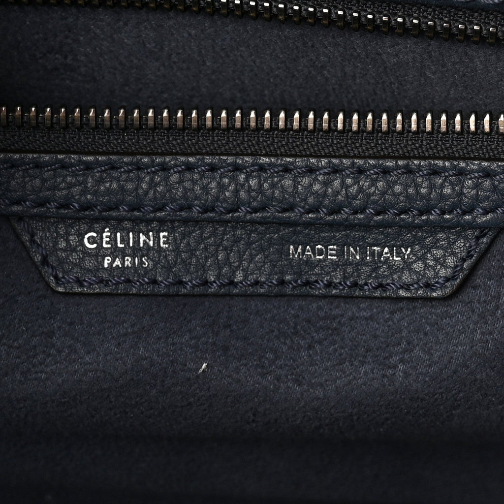 Drummed Calfskin Mini Luggage Orage