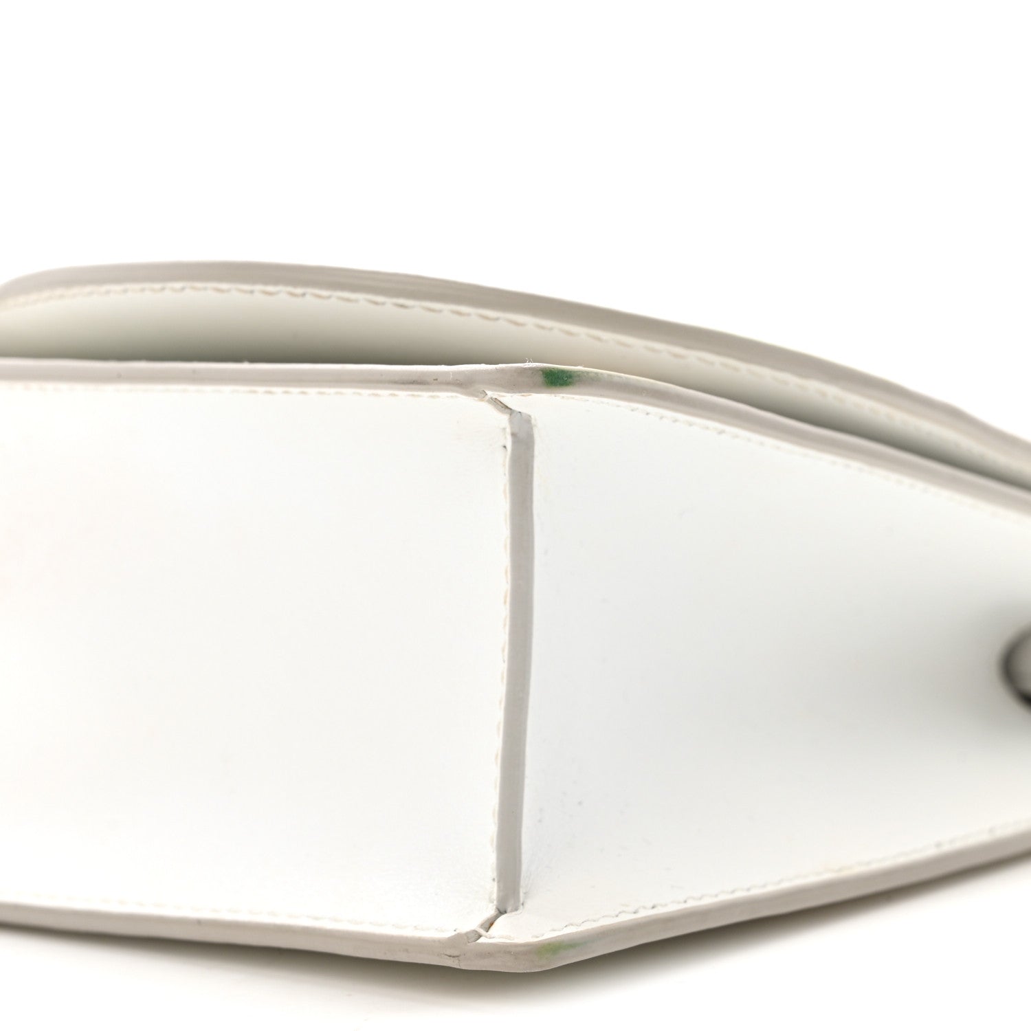 Calfskin DG Logo Flap Crossbody Bag White
