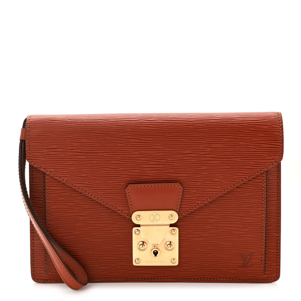 Epi Pochette Sellier Dragonne Kenyan Fawn