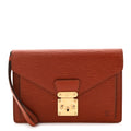 Epi Pochette Sellier Dragonne Kenyan Fawn
