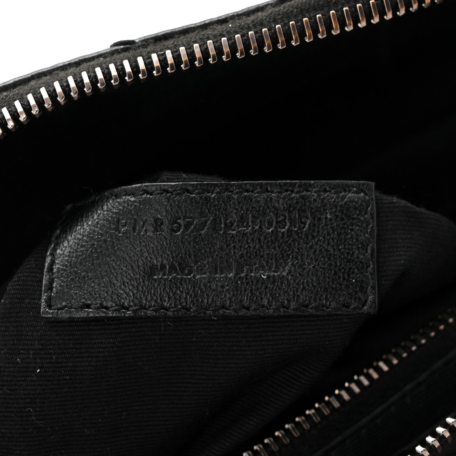 Crinkled Calfskin Matelasse Monogram Niki Body Bag Black