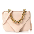 Calfskin Mount Envelope Bag Melon Washed