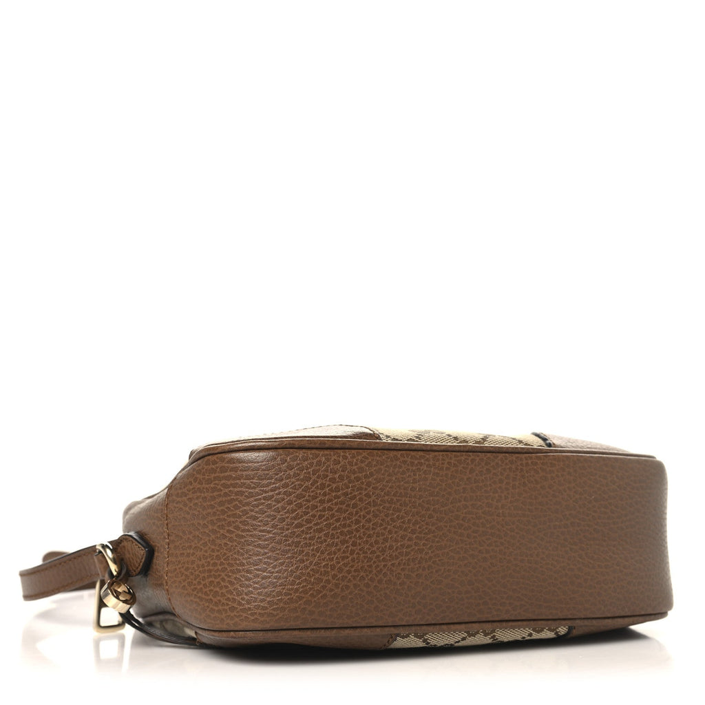 Monogram Mini Bree Messenger Bag Beige Tabacco