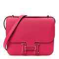 Epsom Shiny Alligator Constance 18 Rose Mexico