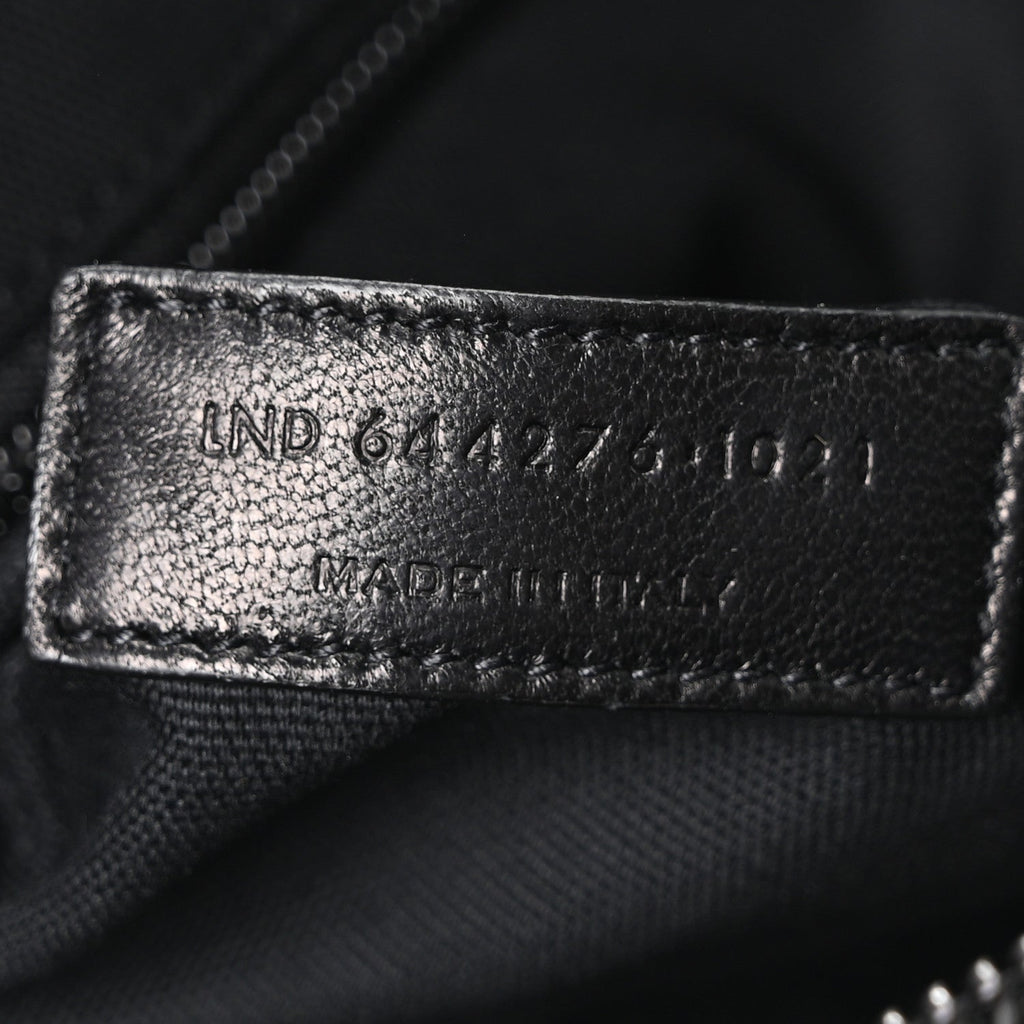 Lambskin Nylon Camp Camera Bag Black