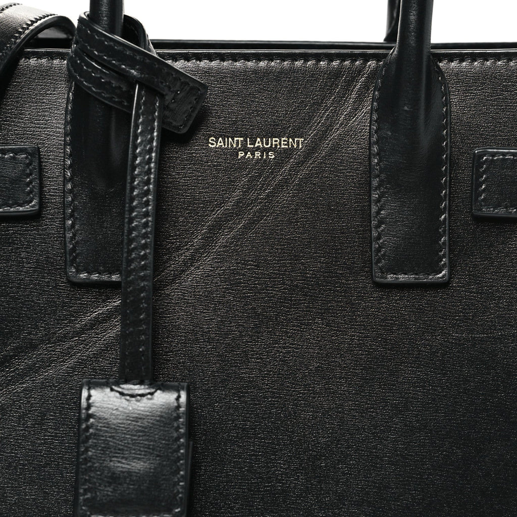 Calfskin Nano Sac De Jour Black