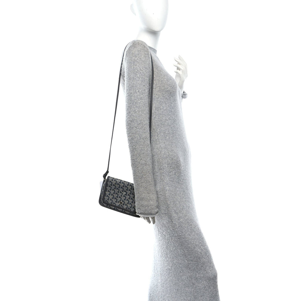 Goyardine Plumet Wallet Clutch Grey