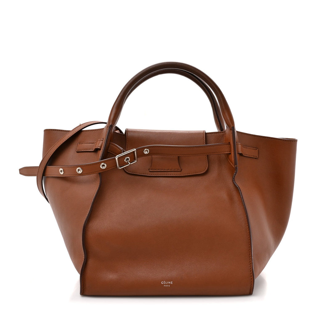 Smooth Calfskin Small Big Bag Tan
