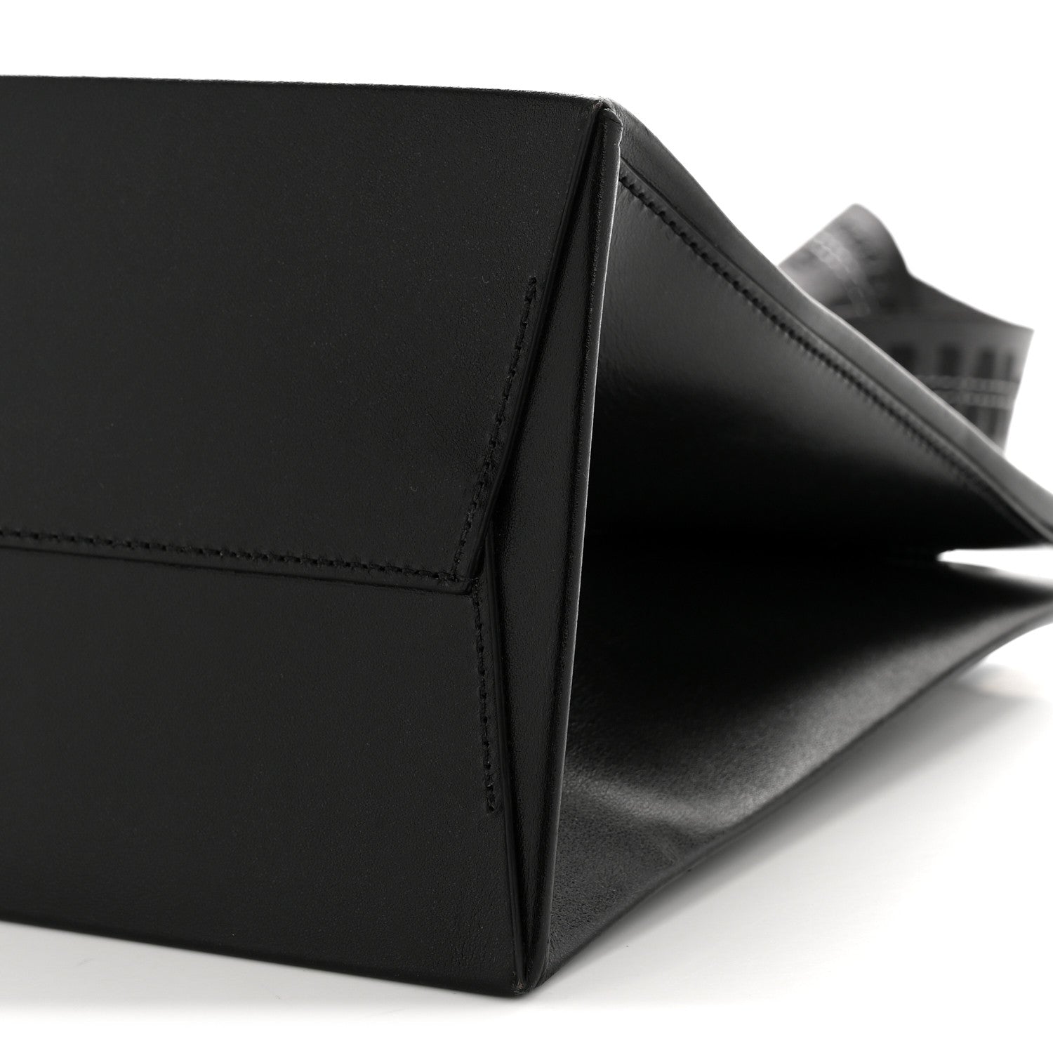 Calfskin Medium Box Bag Black