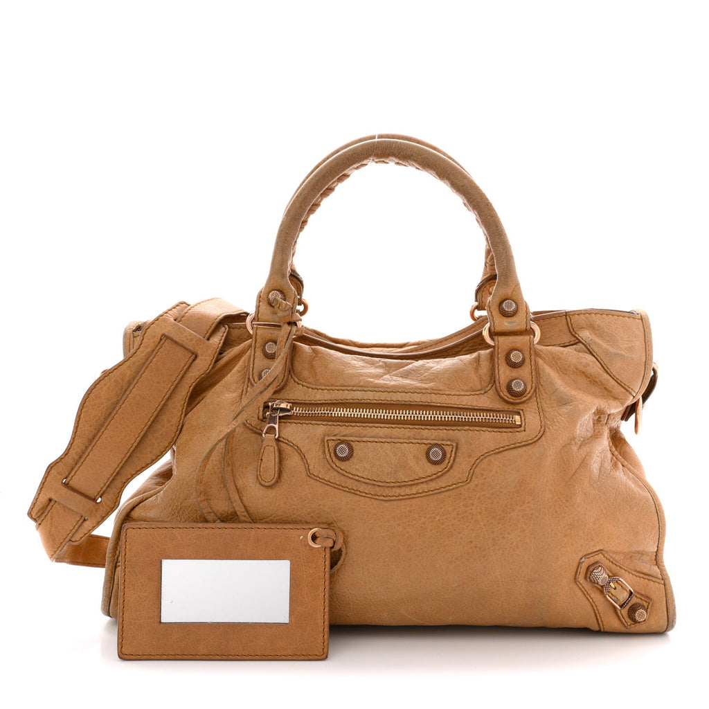 Agneau Giant 12 Rose Gold Hardware City Cumin