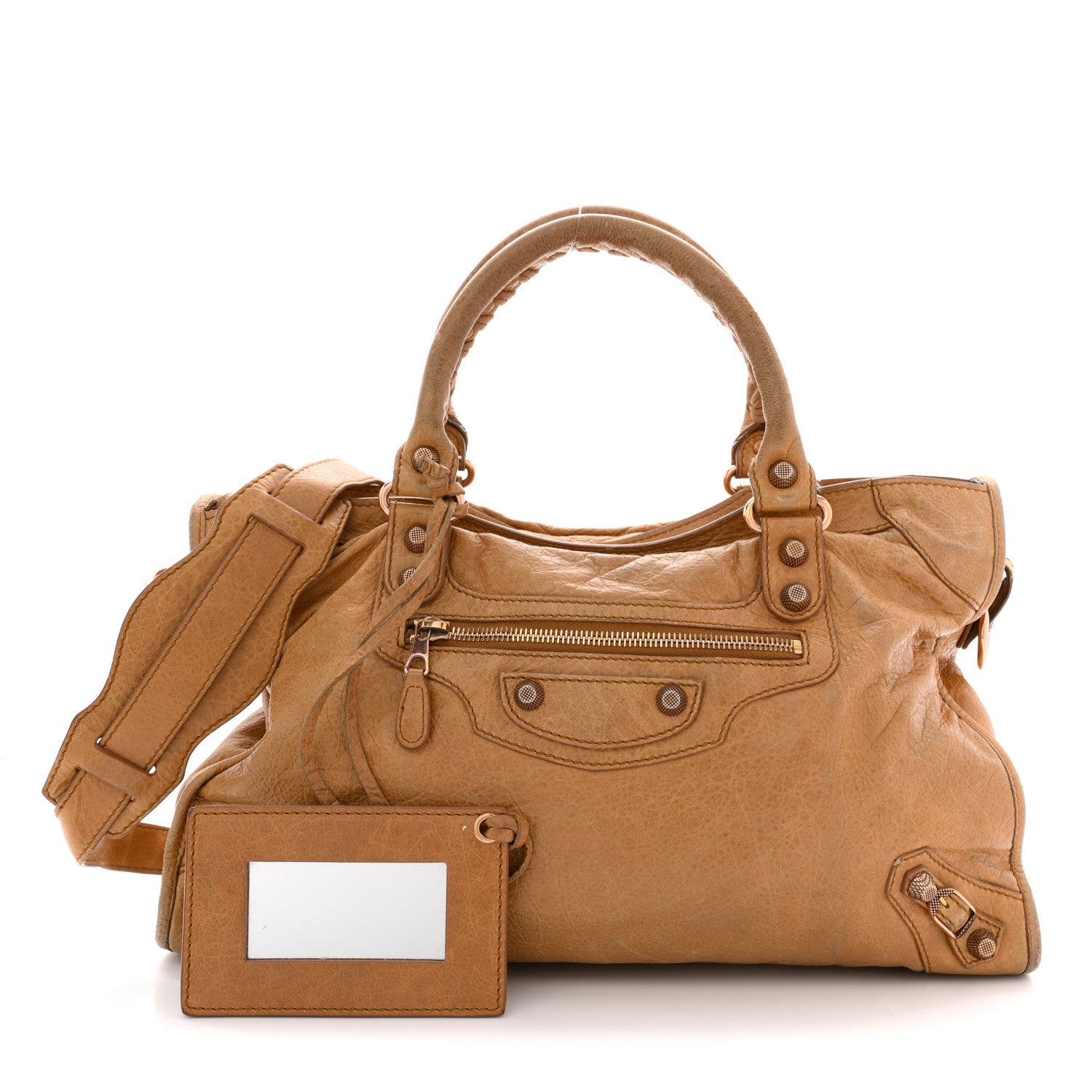 Agneau Giant 12 Rose Gold Hardware City Cumin