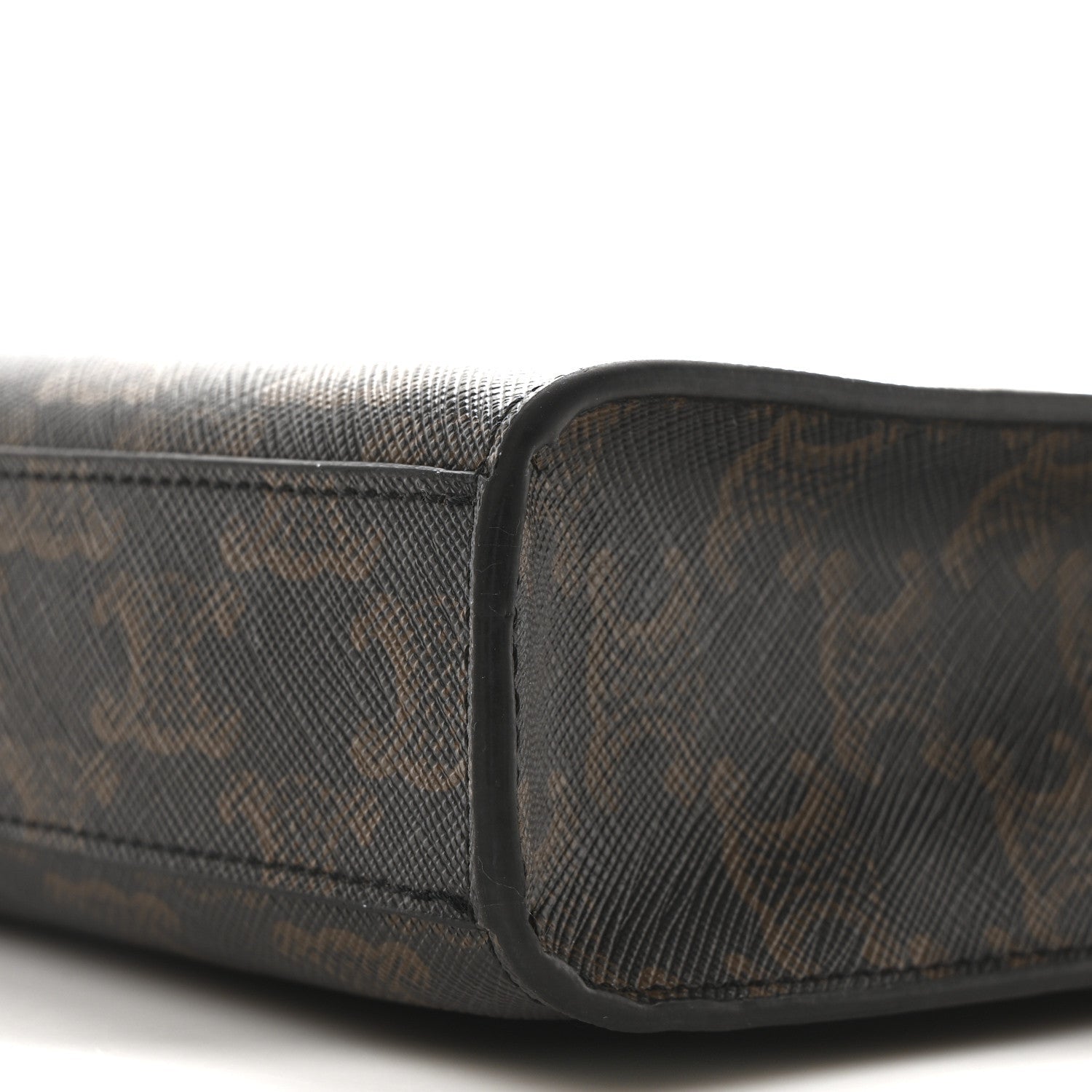 Triomphe Canvas Calfskin Mini Vertical Cabas Tan