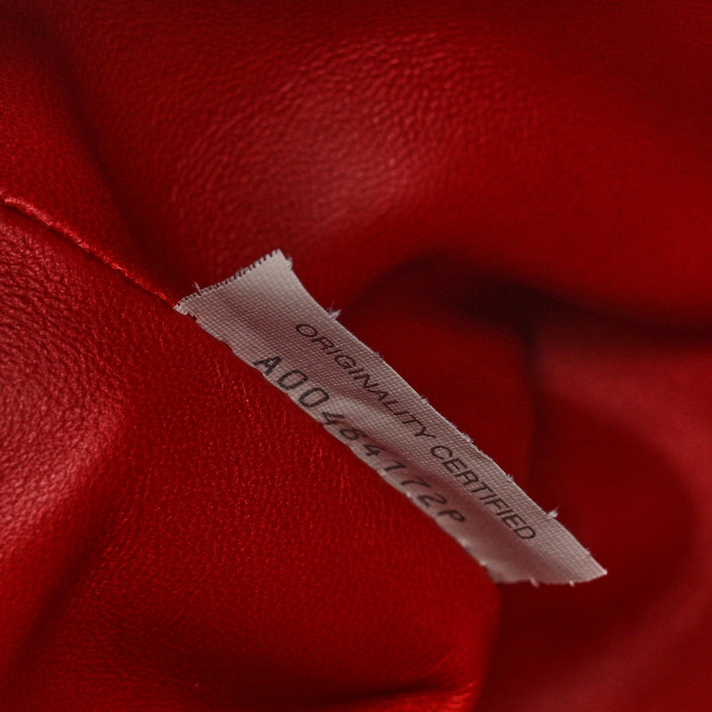 Calfskin Nappa Intrecciato Mini Wallace Apple Candy