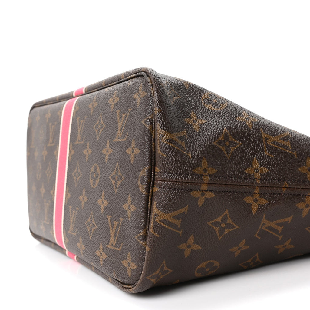 Monogram My LV Heritage Neverfull MM Fuchsia White