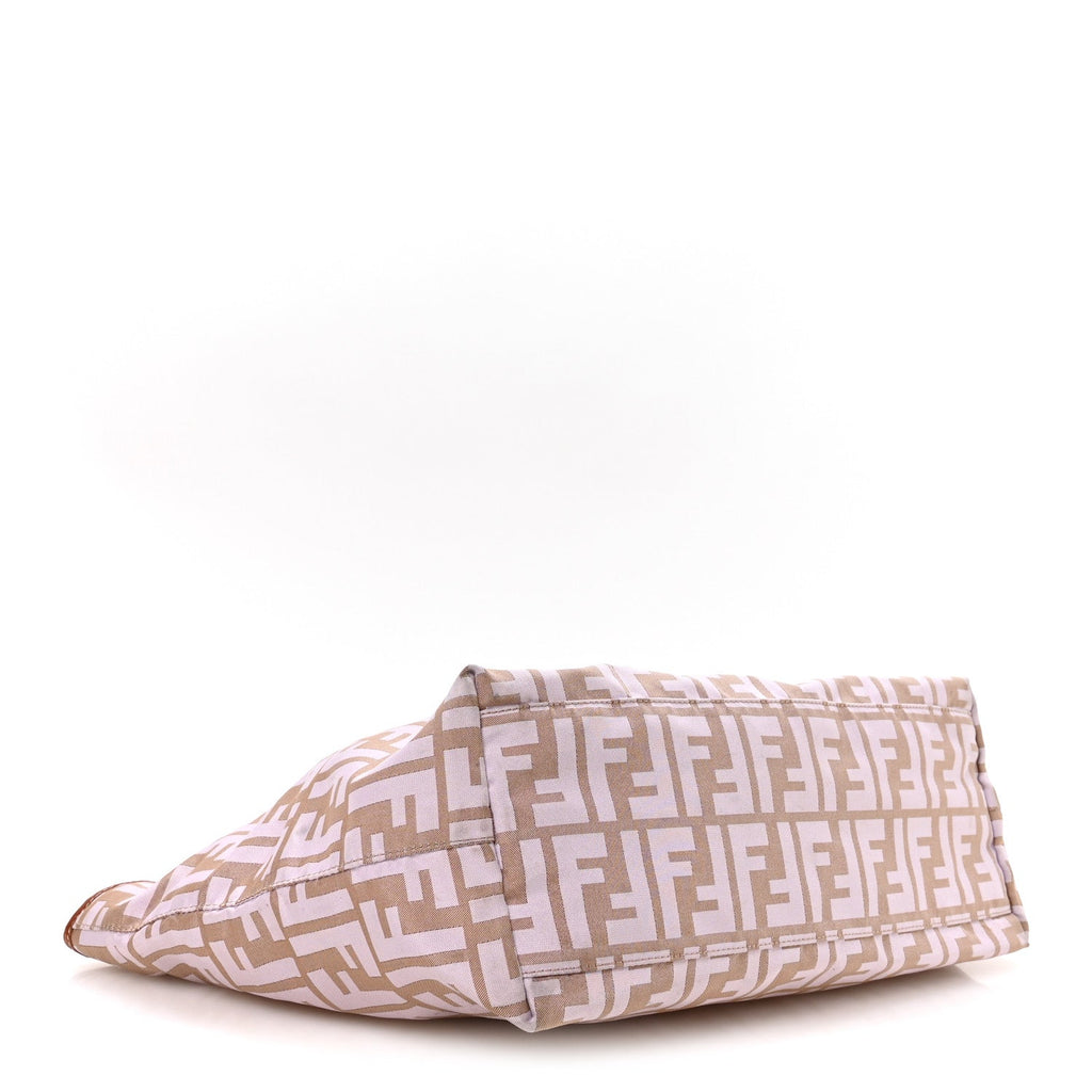 Zucca Roll Tote Beige Brown