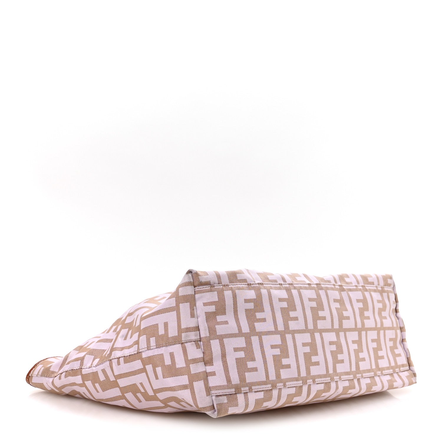 Zucca Roll Tote Beige Brown