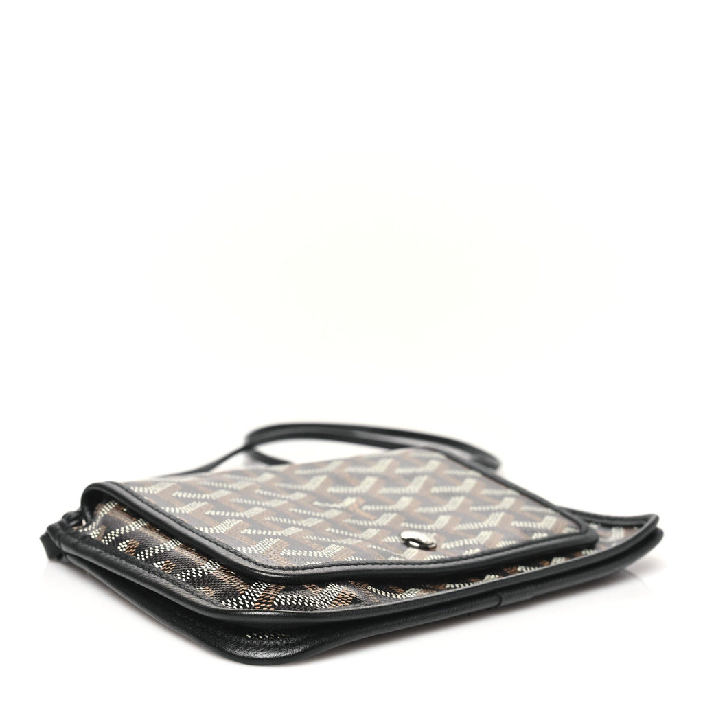 Goyardine Plumet Wallet Clutch Black