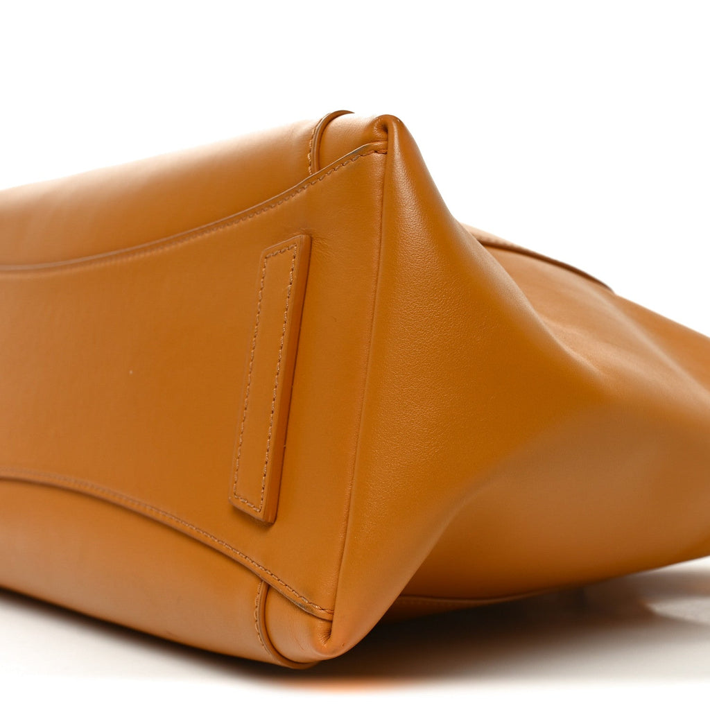 Box Calfskin Antigona Sport Top Handle Bag Pumpkin