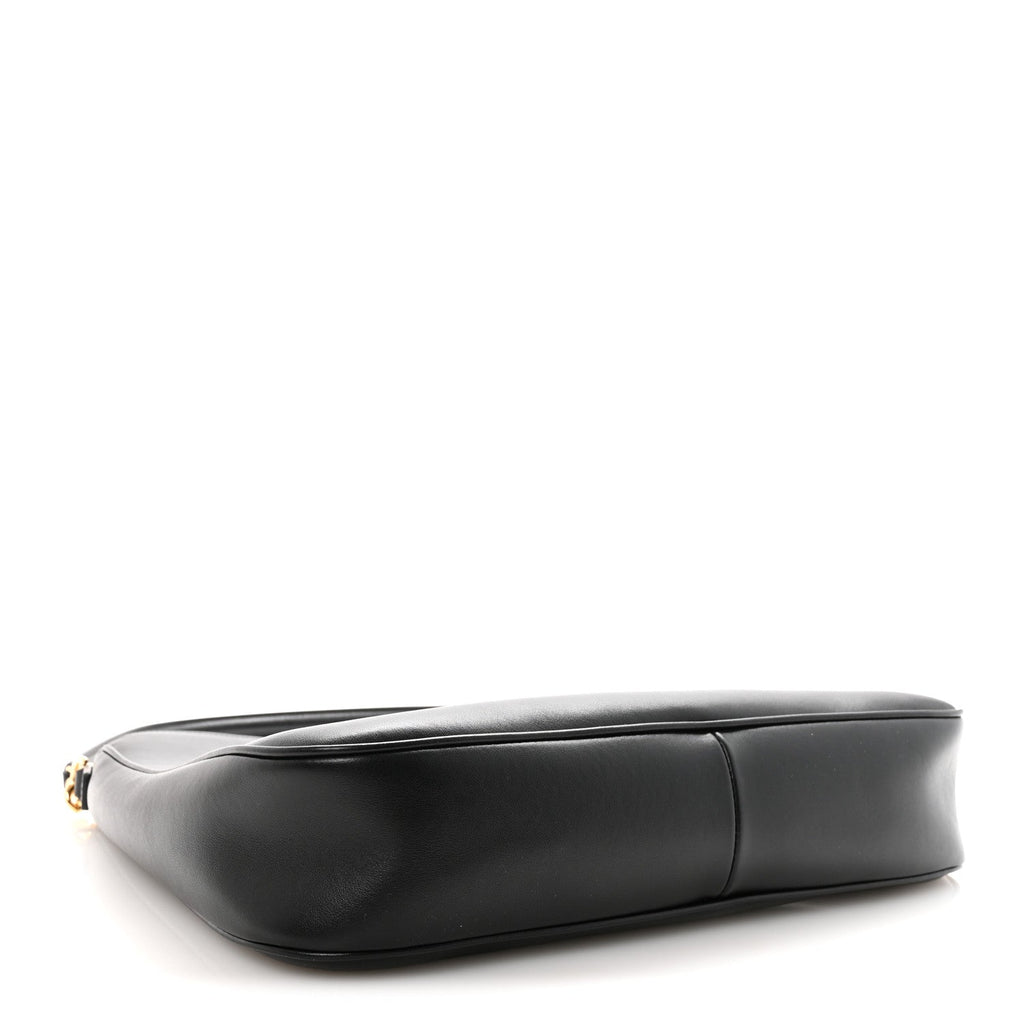 Smooth Calfskin Medium Camille 16 Soft Bag Black