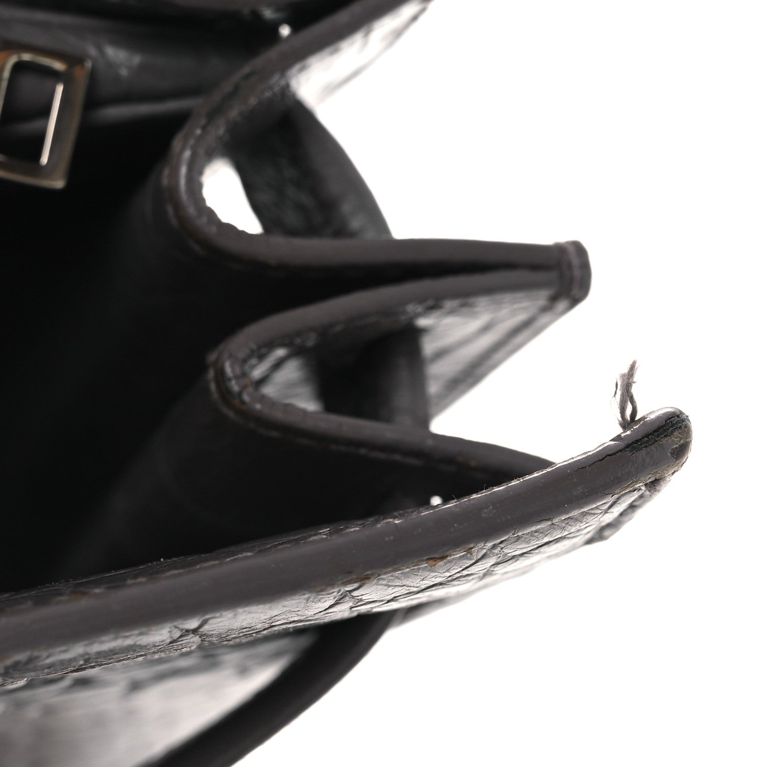 Calfskin Crocodile Embossed Small Sac de Jour Fog