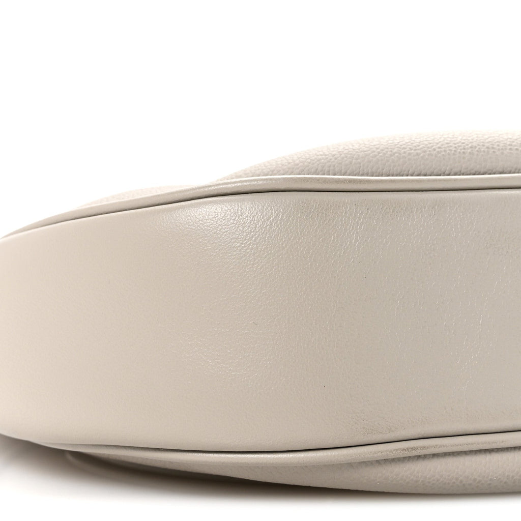 Urban Grain Smooth Calfskin Serpenti Ellipse Shoulder Bag Foggy Opal