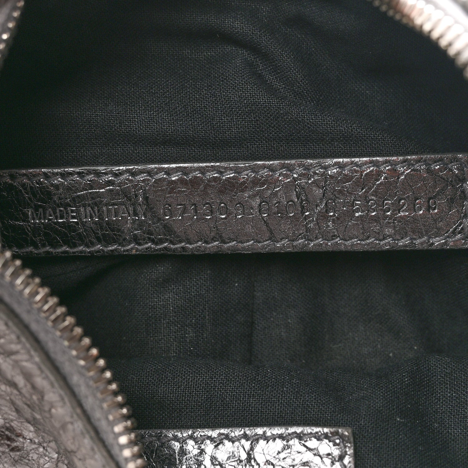 Metallic Agneau Arena Le Cagole Shoulder Bag XS Silver