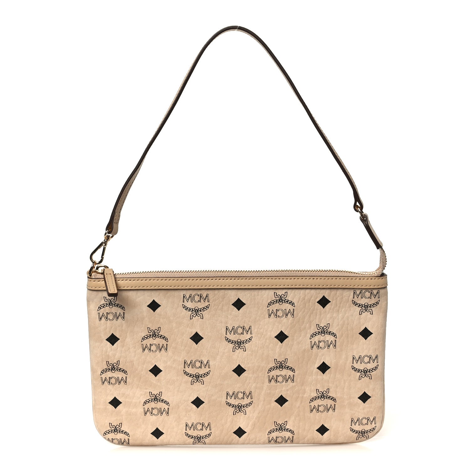 Visetos Medium Pouch Beige