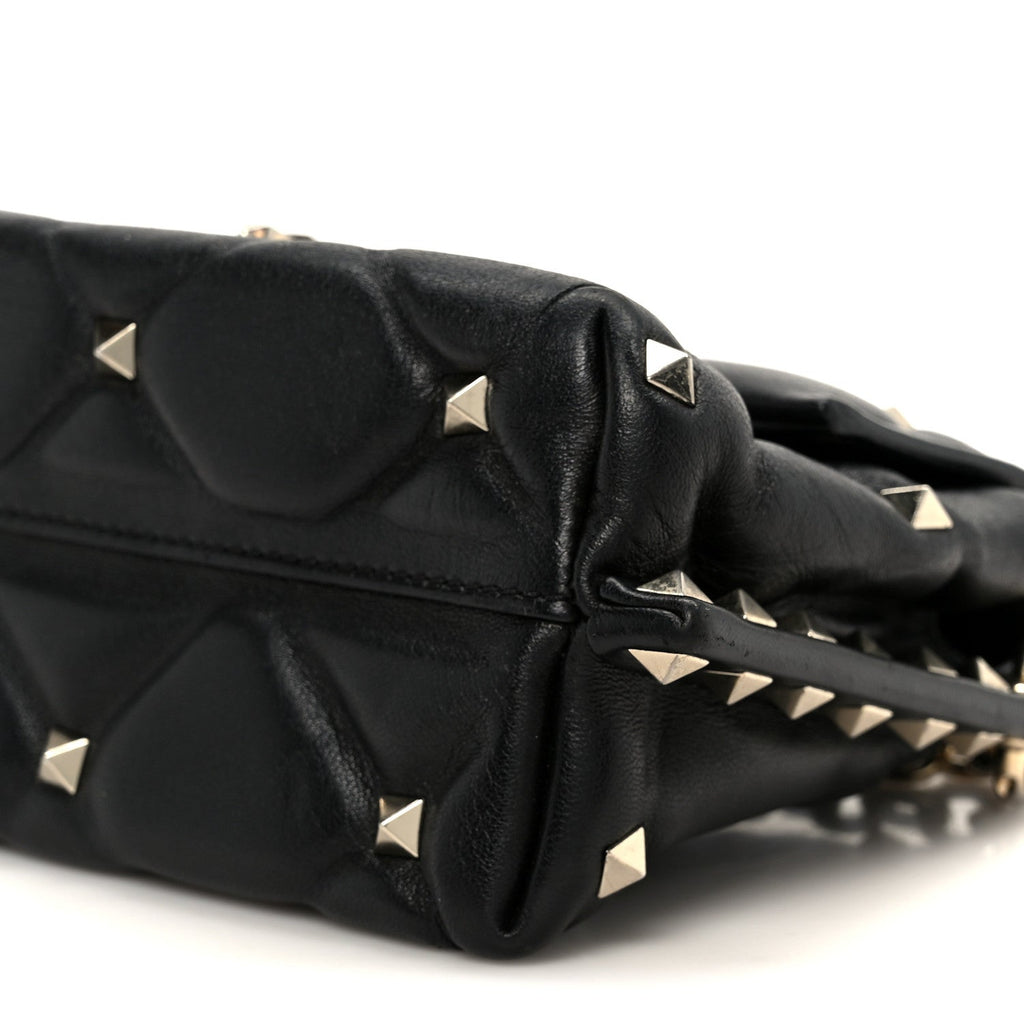 Nappa Mini Candystud Crossbody Bag Black