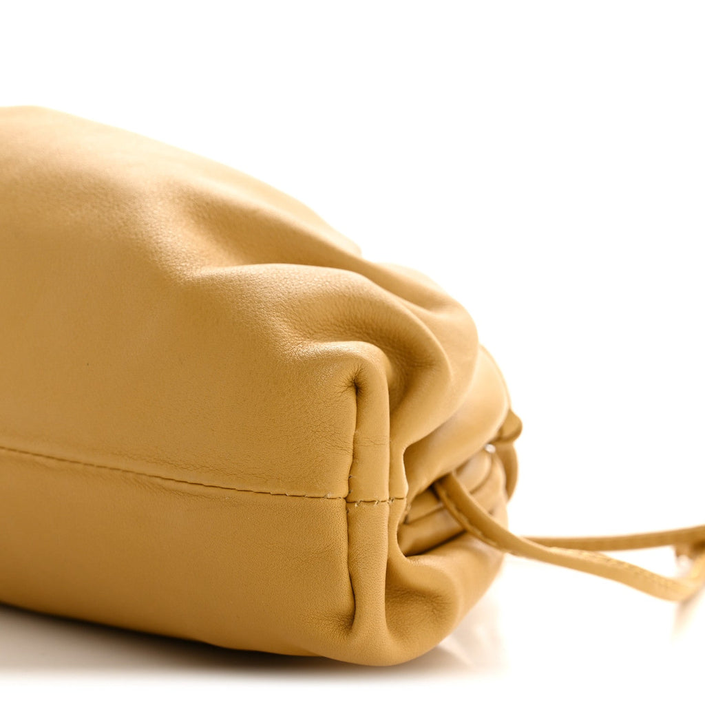 Butter Calfskin The Mini Pouch Butterscotch