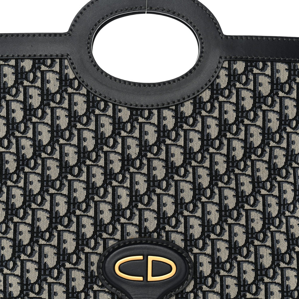 Oblique Fold Over Clutch Blue