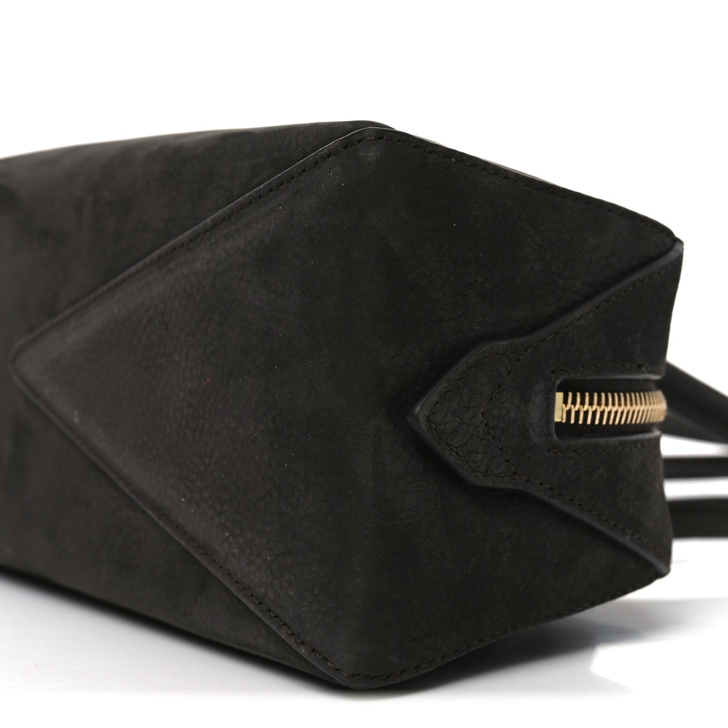 Nubuck Medium Le Teckel Bag Black Anthracite