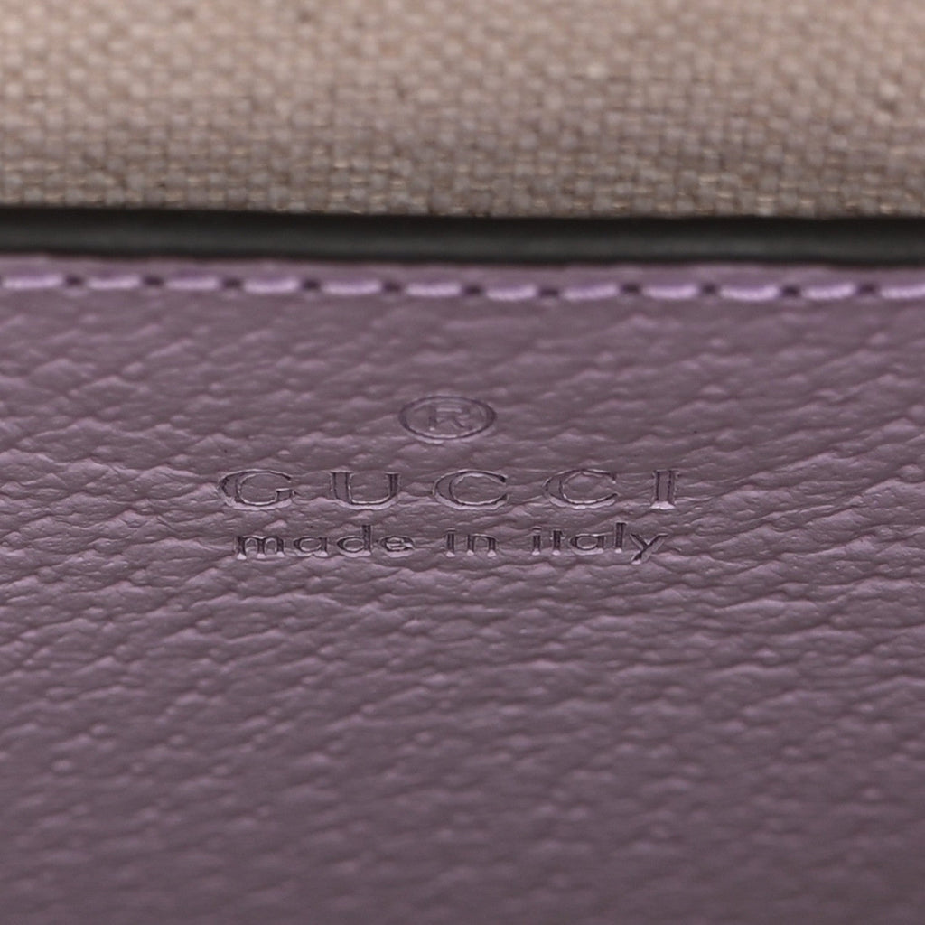 Monogram Jumbo GG Textured Dollar Calfskin Mini Tote Bag Beige Lapis