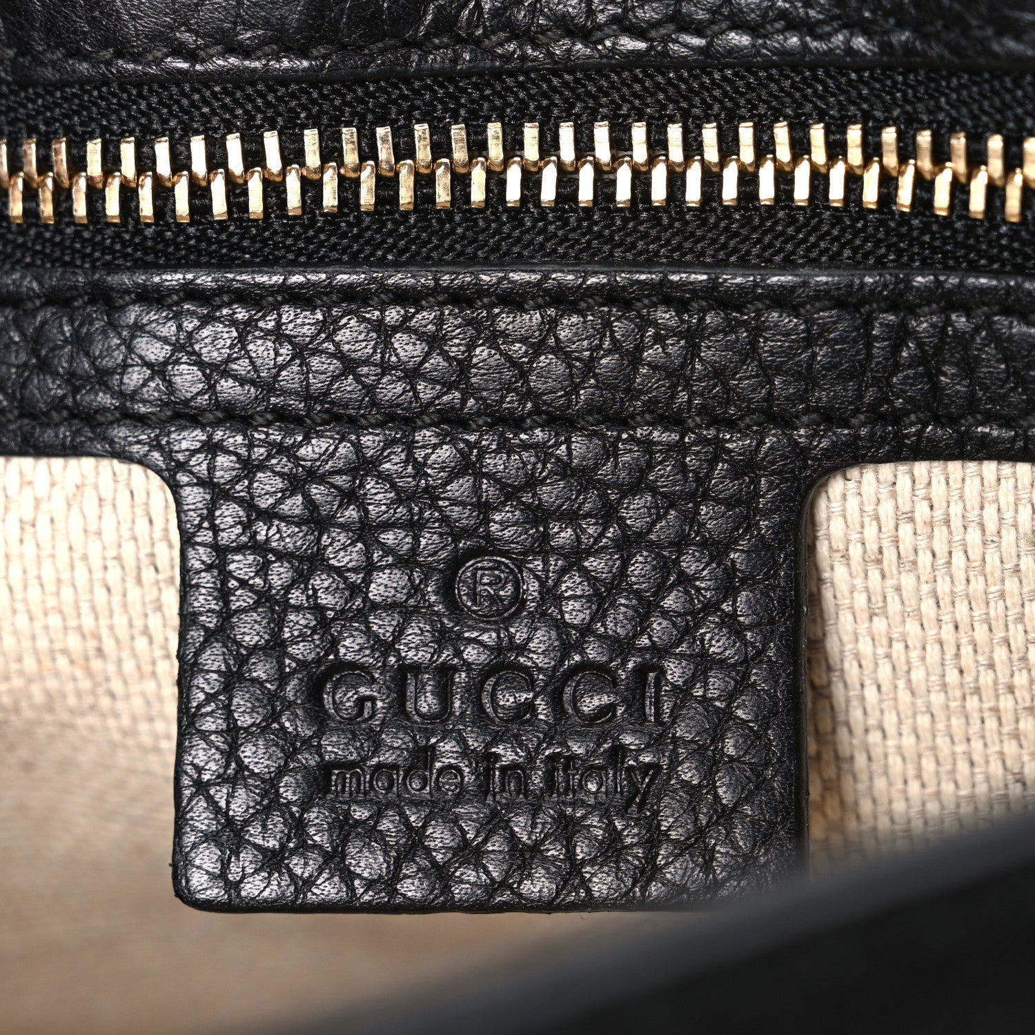Pebbled Calfskin Medium Soho Flap Crossbody Black