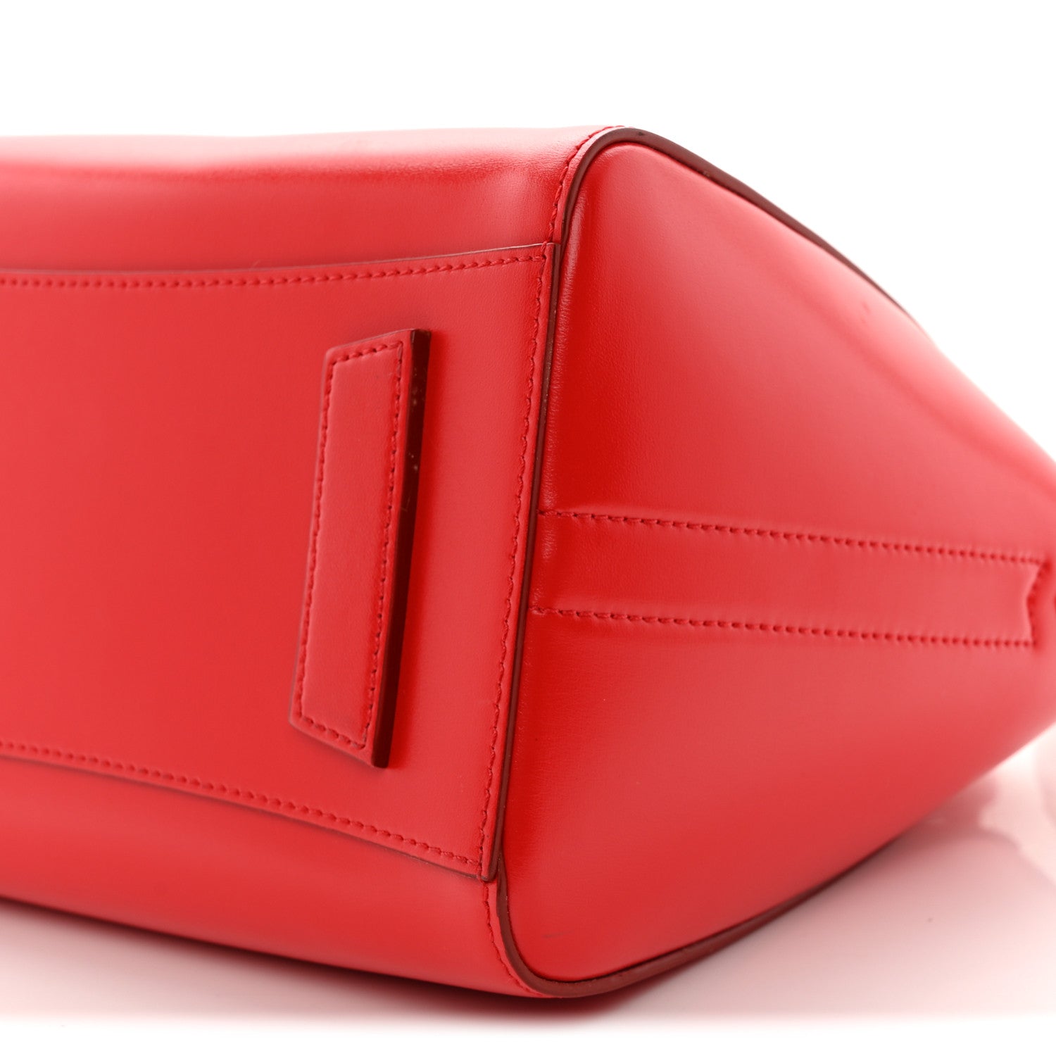 Shiny Lord Calfskin Small Antigona Medium Red