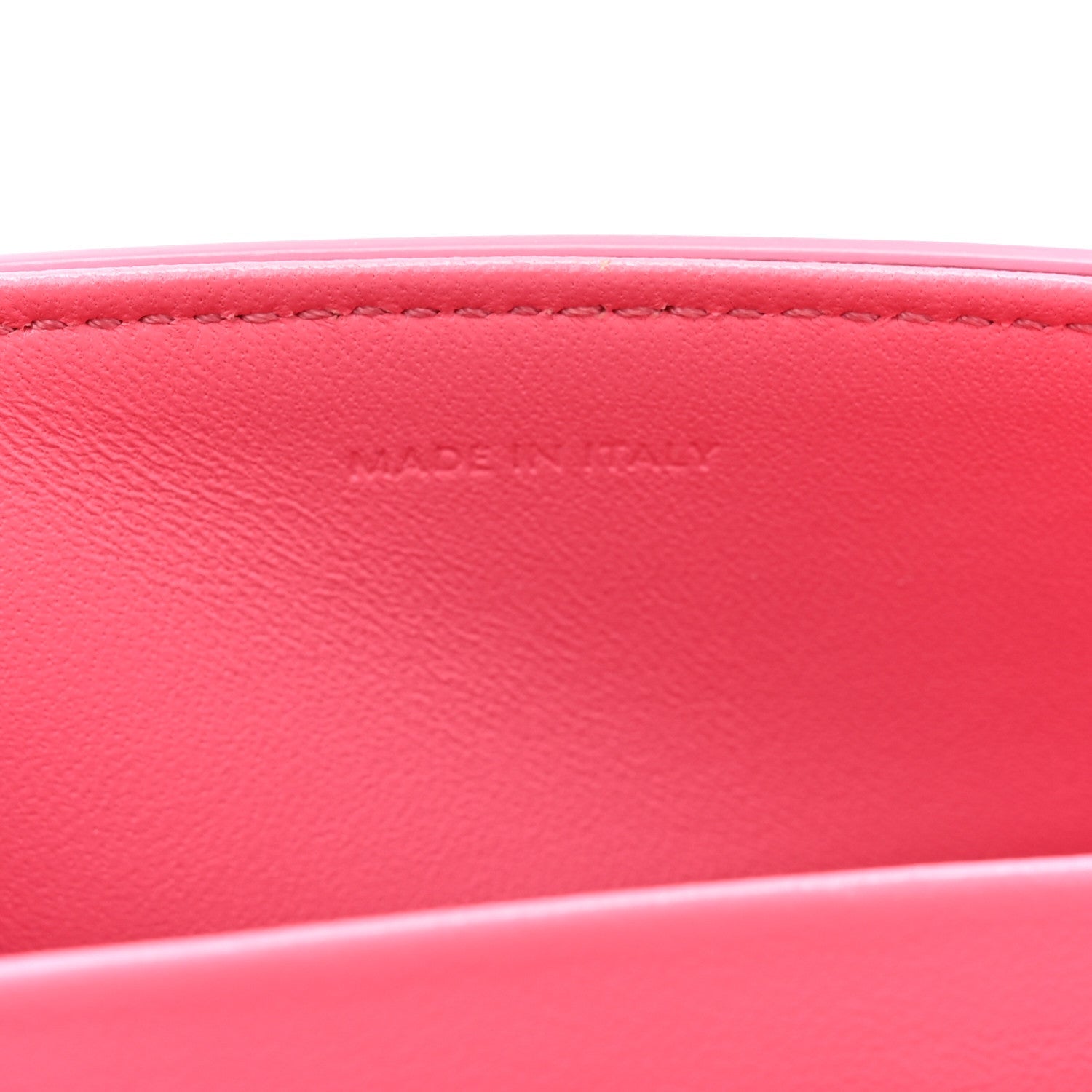 Shiny Calfskin Triomphe Flamingo