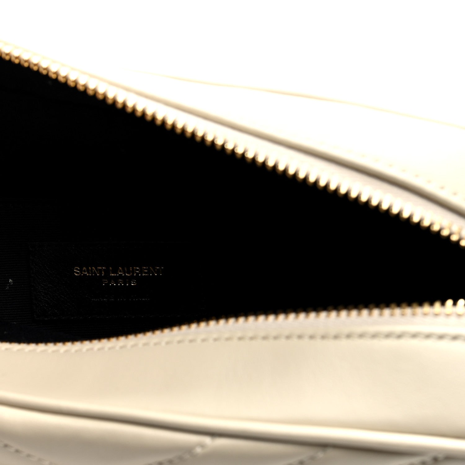 Calfskin Matelasse Monogram Lou Camera Bag Crema Soft