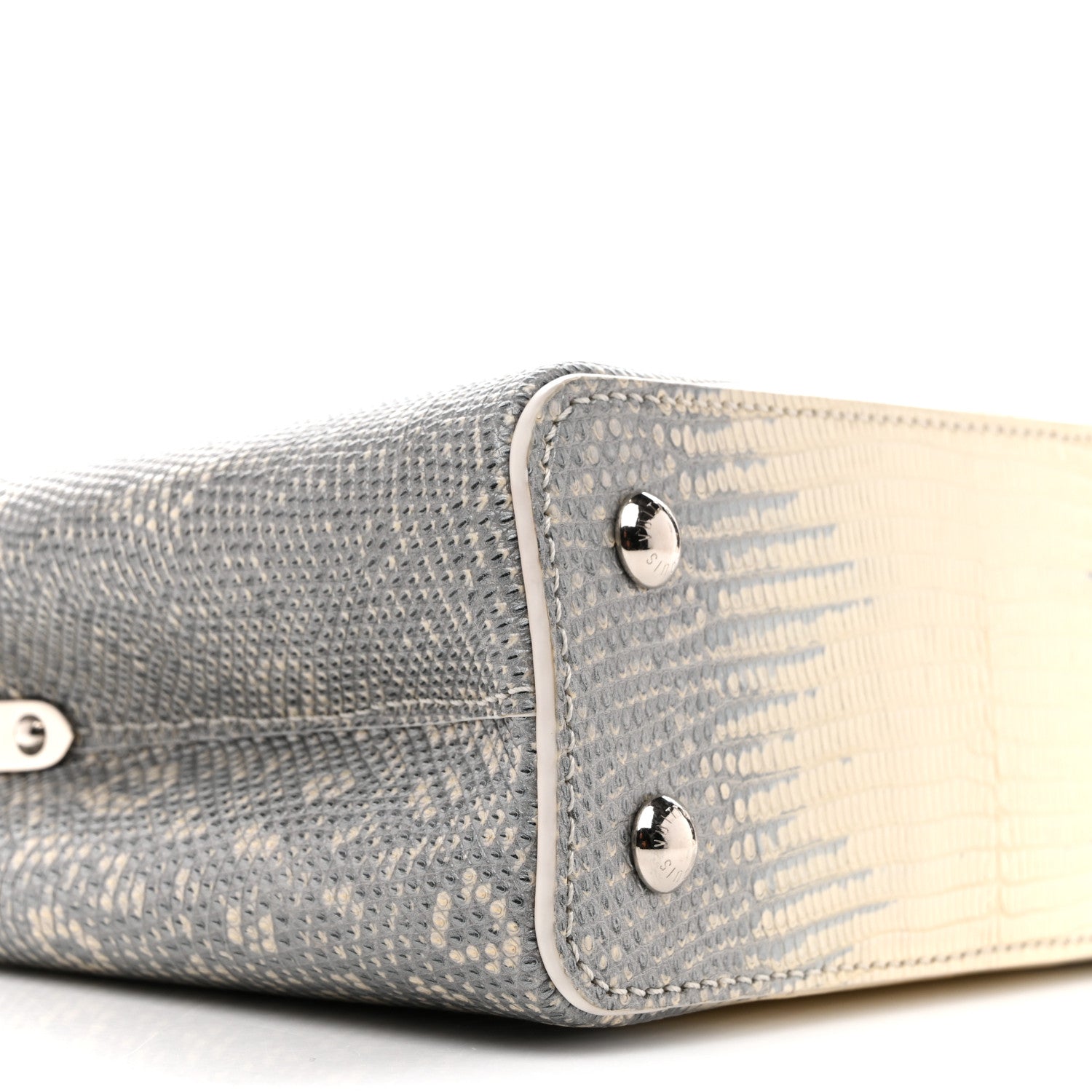 Lizard Capucines Mini White