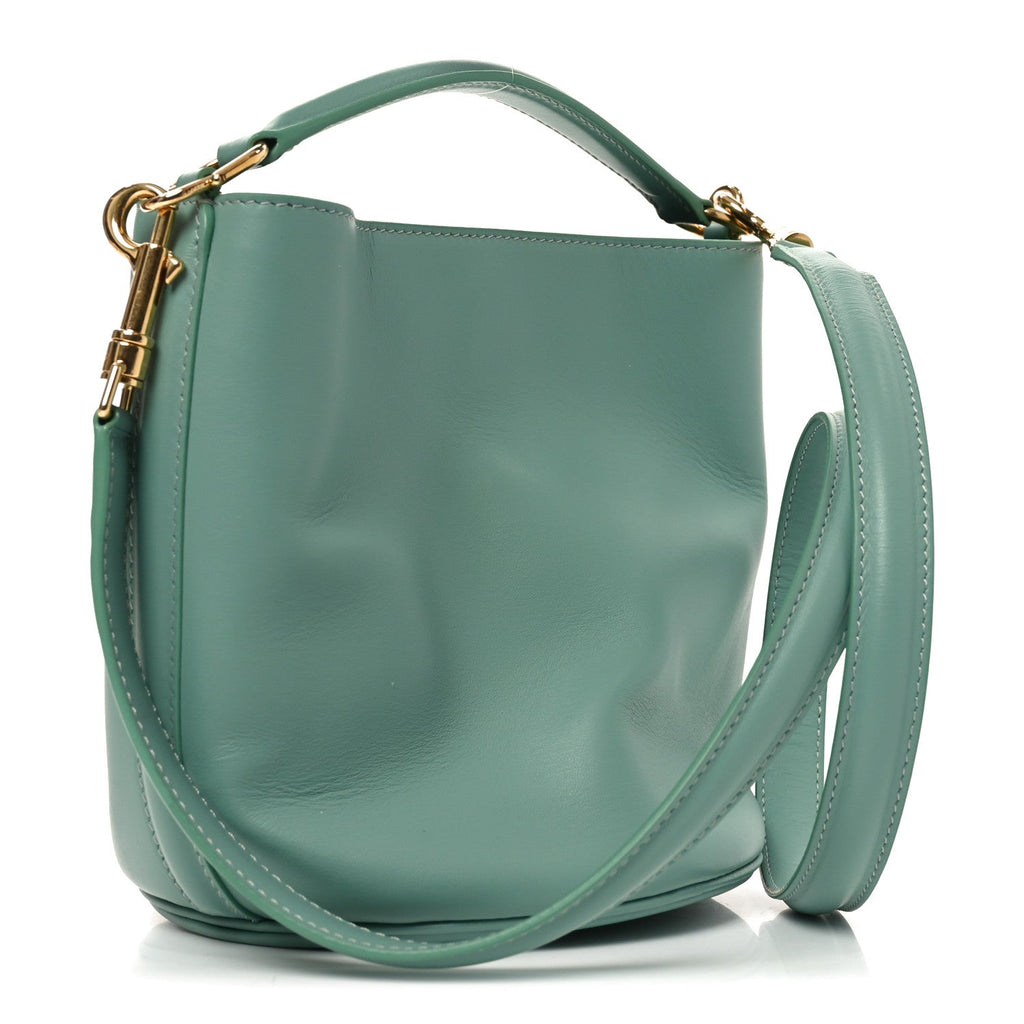 Smooth Calfskin Teen Bucket 16 Ice
