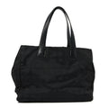 Nylon Large Travel Tote Black
