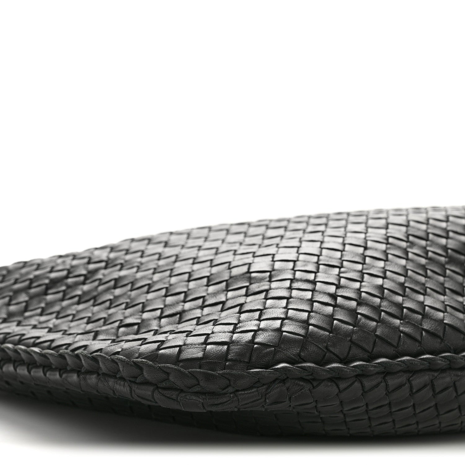 Nappa Intrecciato Medium Veneta Hobo Black