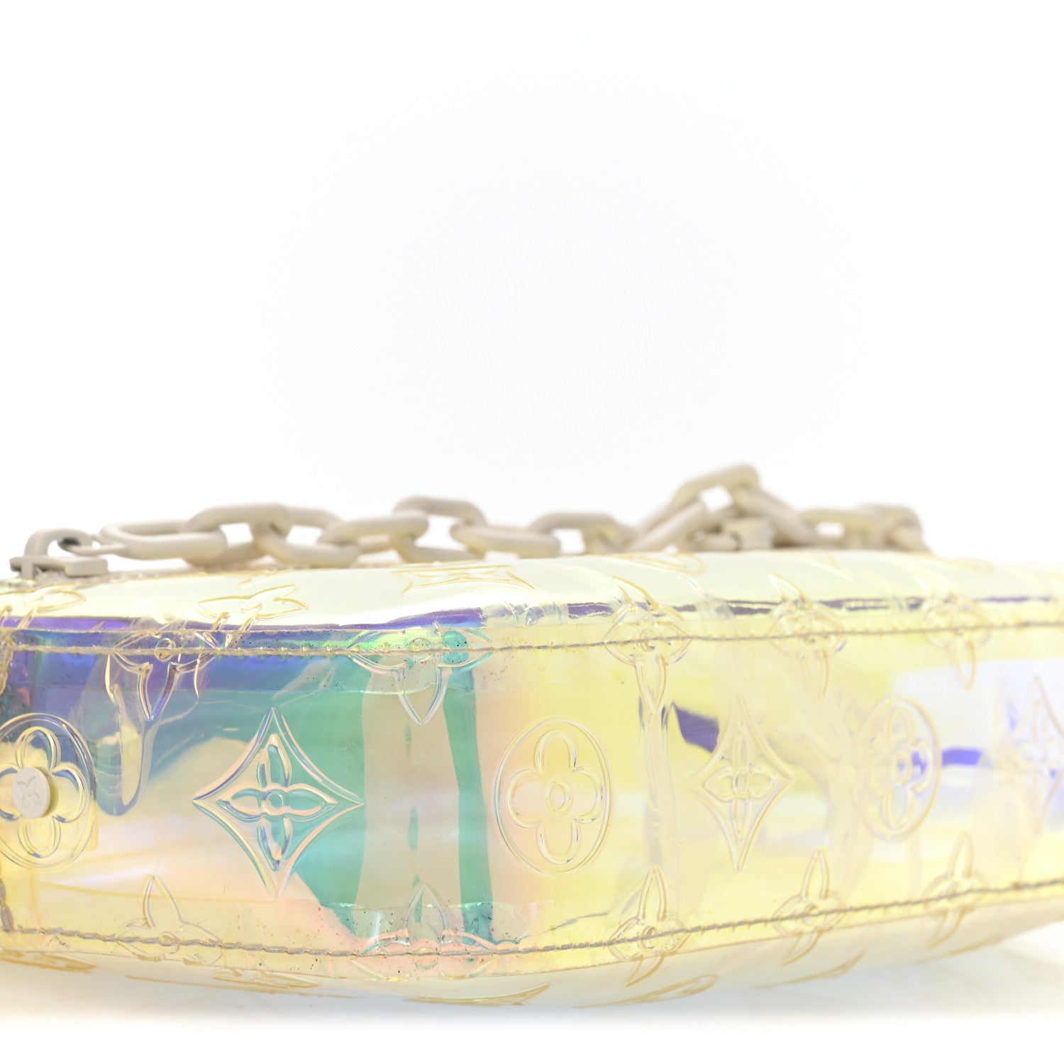 PVC Monogram Pochette Volga Iridescent Prism