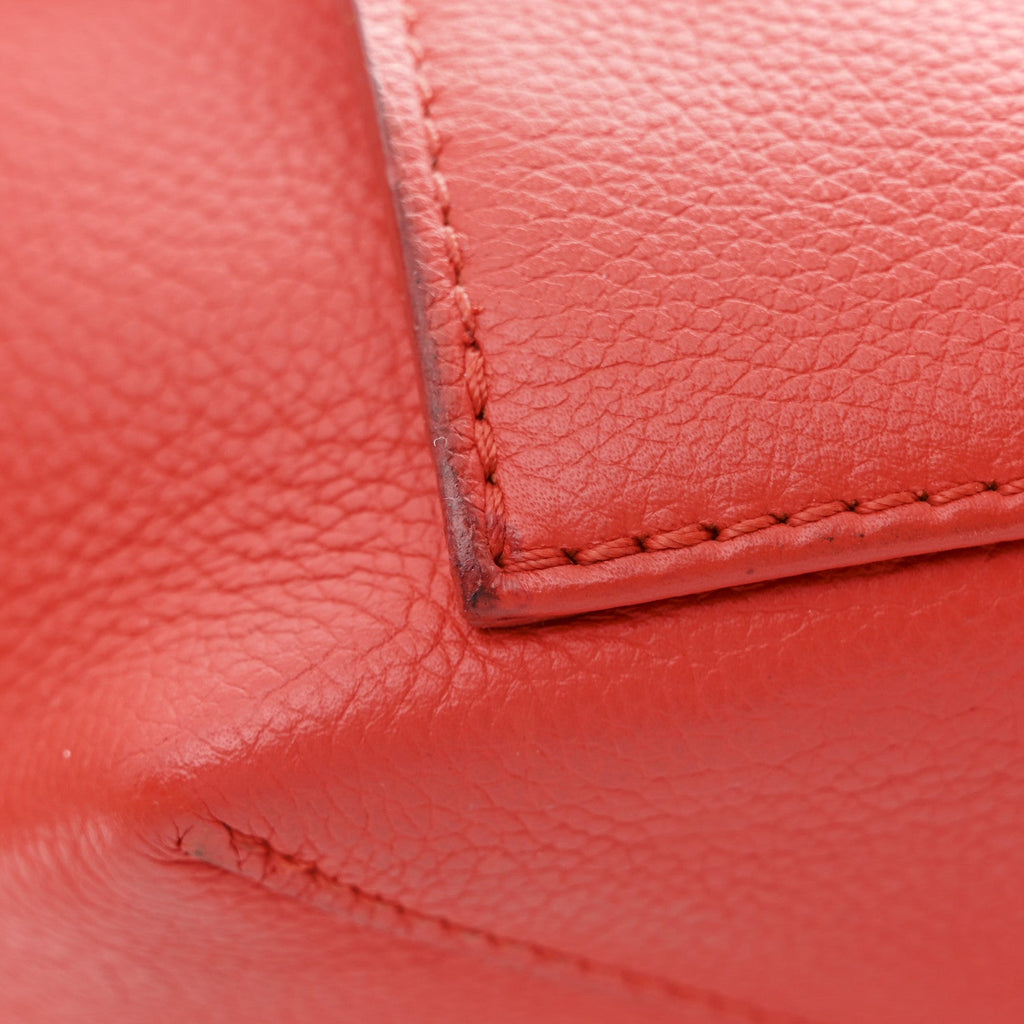 Calfskin Lockme PM Rouge