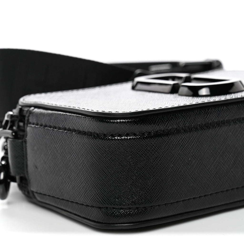 Saffiano Snapshot Camera Bag Black