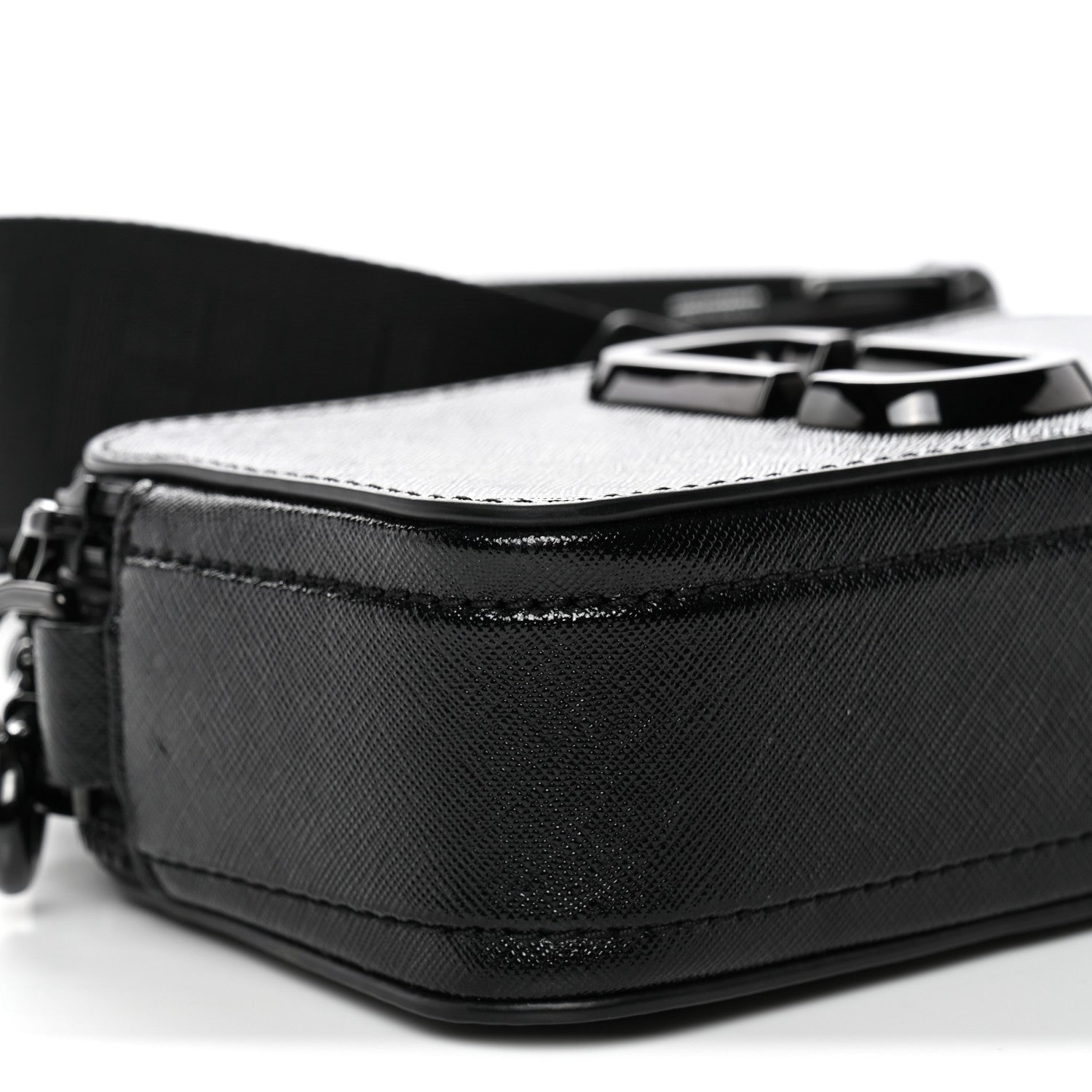 Saffiano Snapshot Camera Bag Black